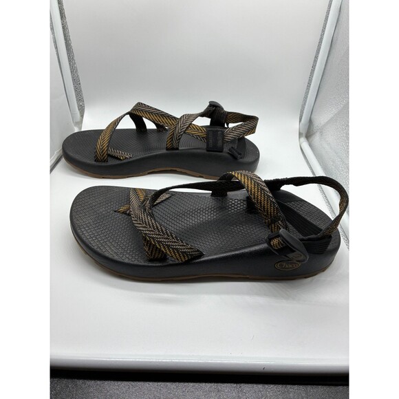 Chaco Z/1 Classic Sandals Men's Size 11 Wide Black Herringbone Hiking - Picture 1 of 6